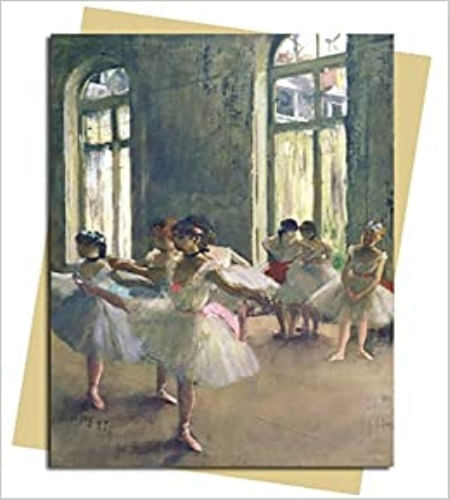 DEGAS THE REHEARSAL GREETING CARD