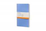 MOLESKINE-VOLANT-JOURNAL--SET-OF-2--LARGE-RULED-POWDER-BLUE-ROYAL-BLUE-SOFT-COVER