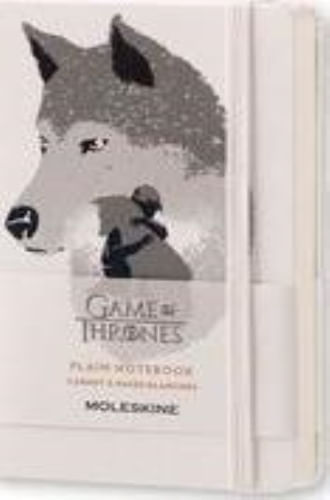 MOLESKINE GAME OF THRONES LIMITED EDITION NOTEBOOK, POCKET, PLAIN, WHITE, HARD COVER