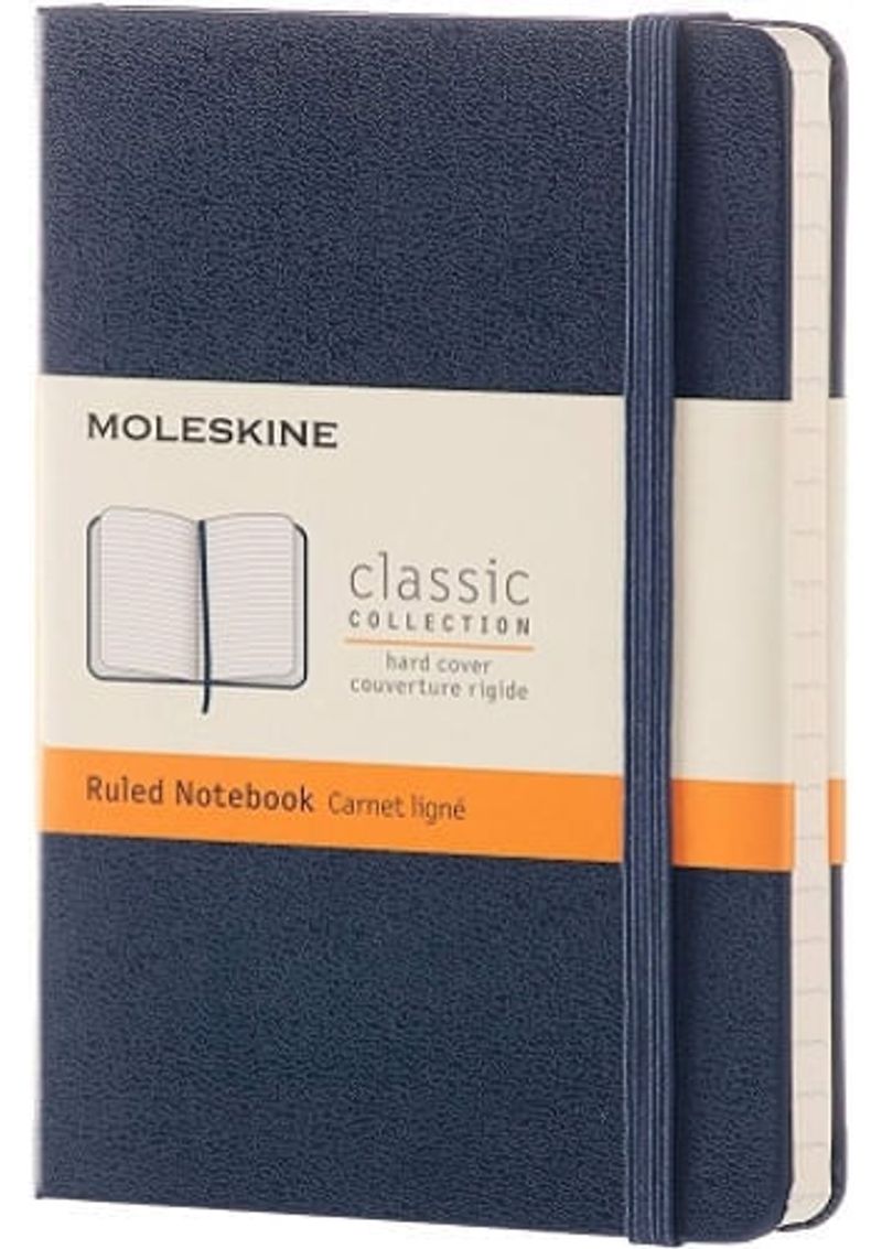 MOLESKINE-CLASSIC-NTBK-PKT-RUL-SAPH-BLU-HC