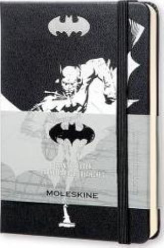 MOLESKINE BATMAN LIMITED EDITION NOTEBOOK, POCKET, PLAIN, BLACK, HARD COVER
