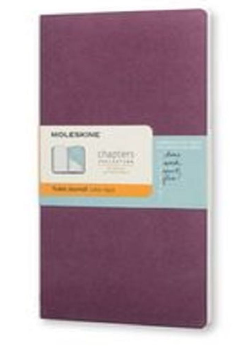 MOLESKINE-CHAPTERS-JOURNAL-SLIM-LARGE-RULED-PLUM-PURPLE