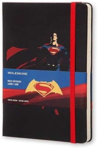 MOLESKINE BATMAN VS SUPERMAN LE NTBK LG RUL SUPERMAN