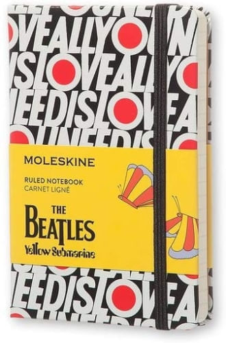 MOLESKINE BEATLES LE NTBK PKT RUL NEED LOVE