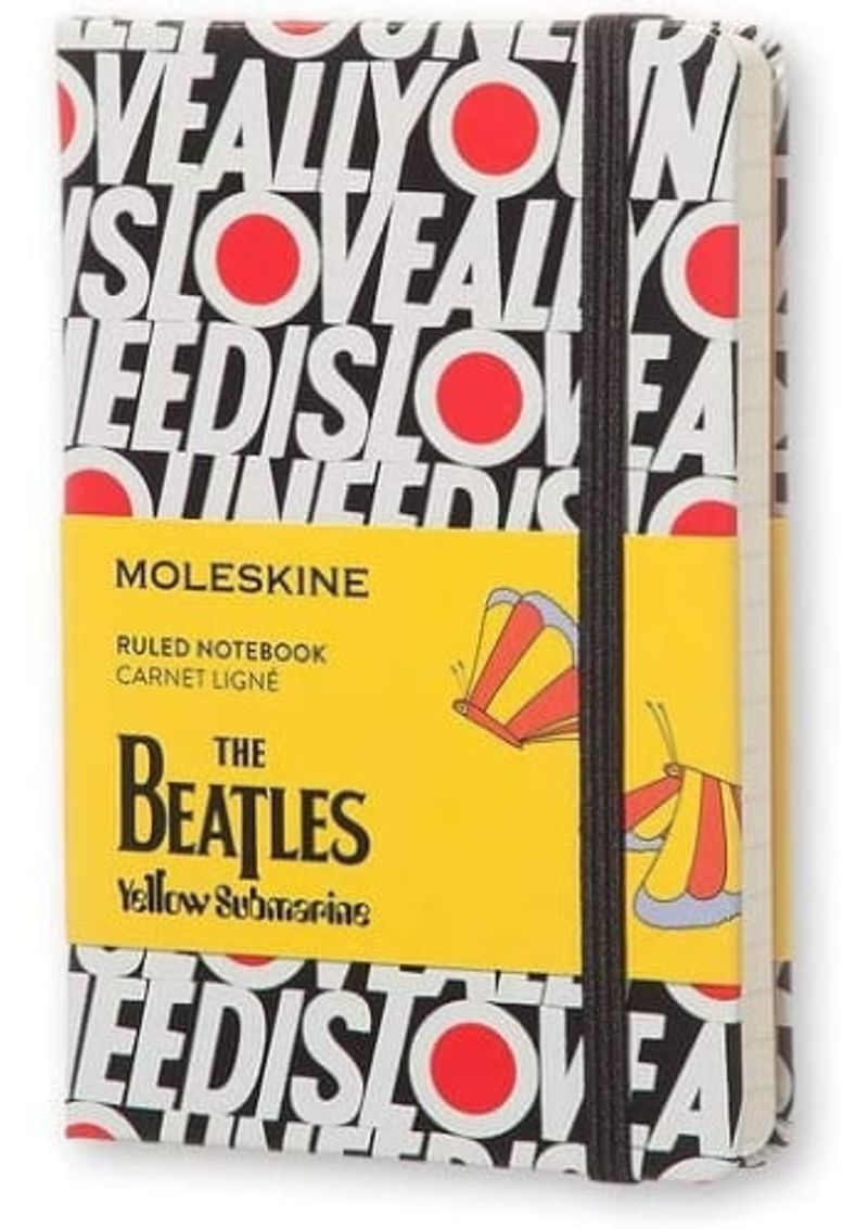 MOLESKINE-BEATLES-LE-NTBK-PKT-RUL-NEED-LOVE