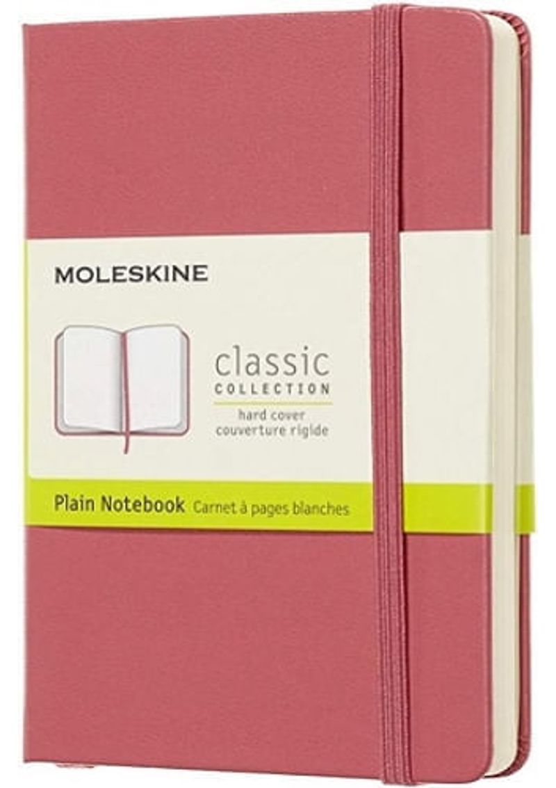 MOLESKINE-CLASSIC-NOTEBOOK-POCKET-PLAIN-PINK-DAISY-HARD