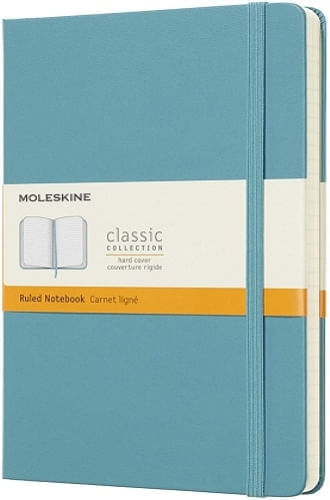 MOLESKINE NOTEBOOK LARGE RULED HARD COVER BLUE