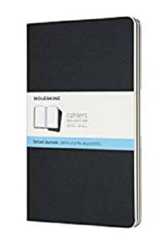 MOLESKINE CAHIER JOURNAL, LARGE, DOTTED, BLACK (5 X 8.25)