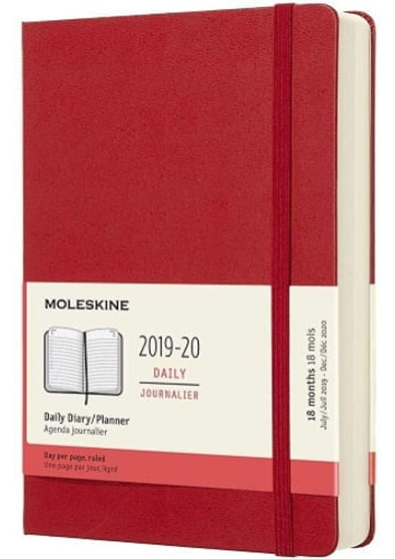 MOLESKINE-2019-20-DAILY-PLANNER-18M-LARGE-SCARLET-RED-HA