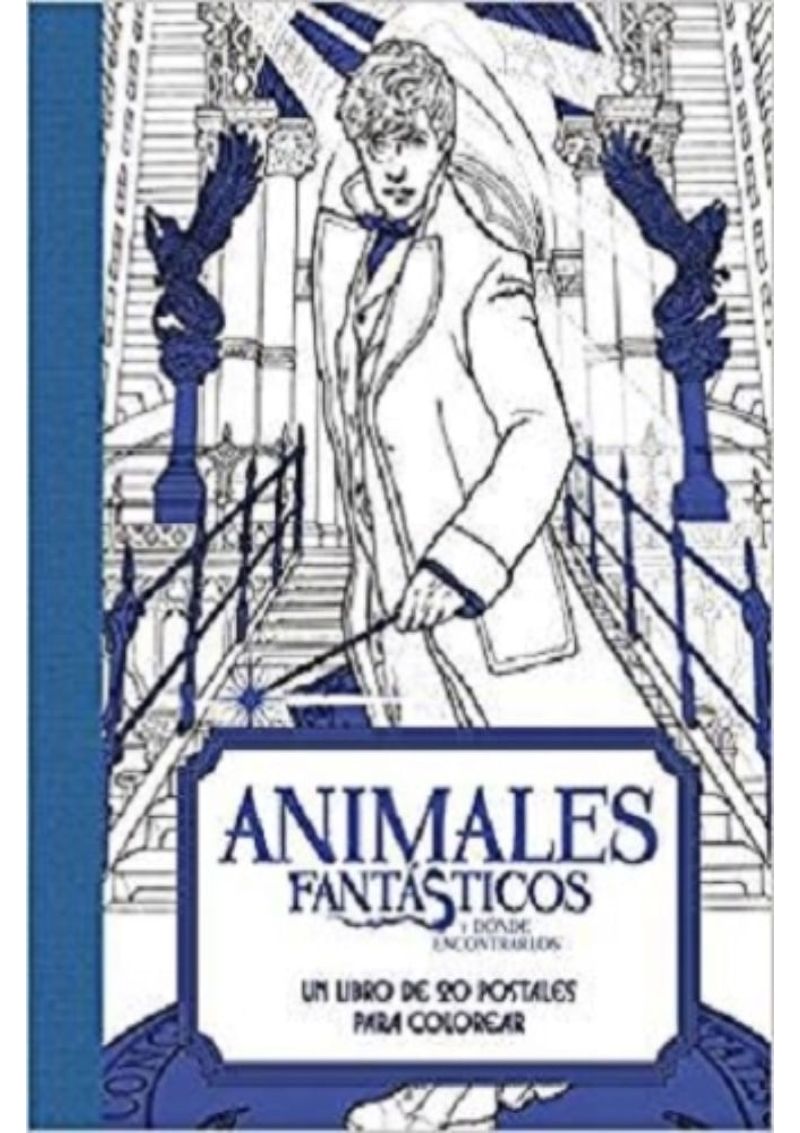 ANIMALES-FANTASTICOS---POSTALES-PARA-COLOREAR