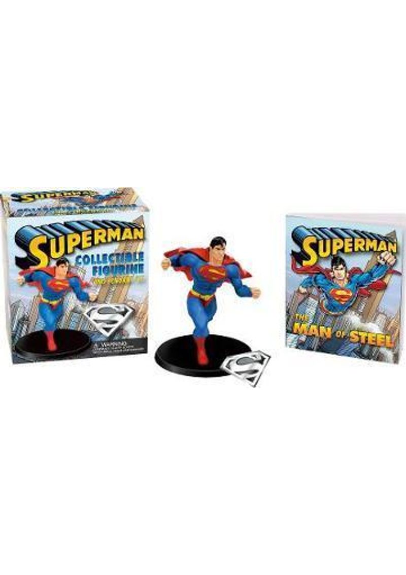 SUPERMAN--COLLECTIBLE-FIGURINE-AND-PENDANT-KIT