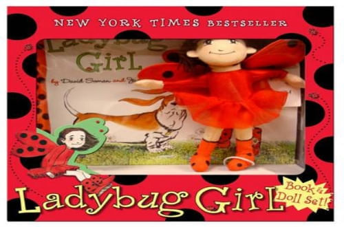 LADYBUG GIRL BOOK & DOLL SET