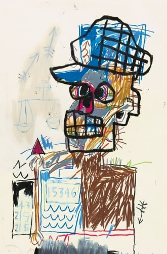 JEAN-MICHEL BASQUIAT DRAWING