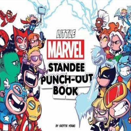 LITTLE MARVEL STANDEE PUNCH-OUT BOOK