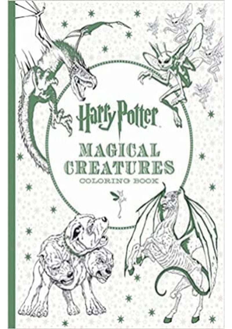 HARRY POTTER MAGICAL CREATURES COLORING BOOK ESTILOS DE VIDA Y OCIO