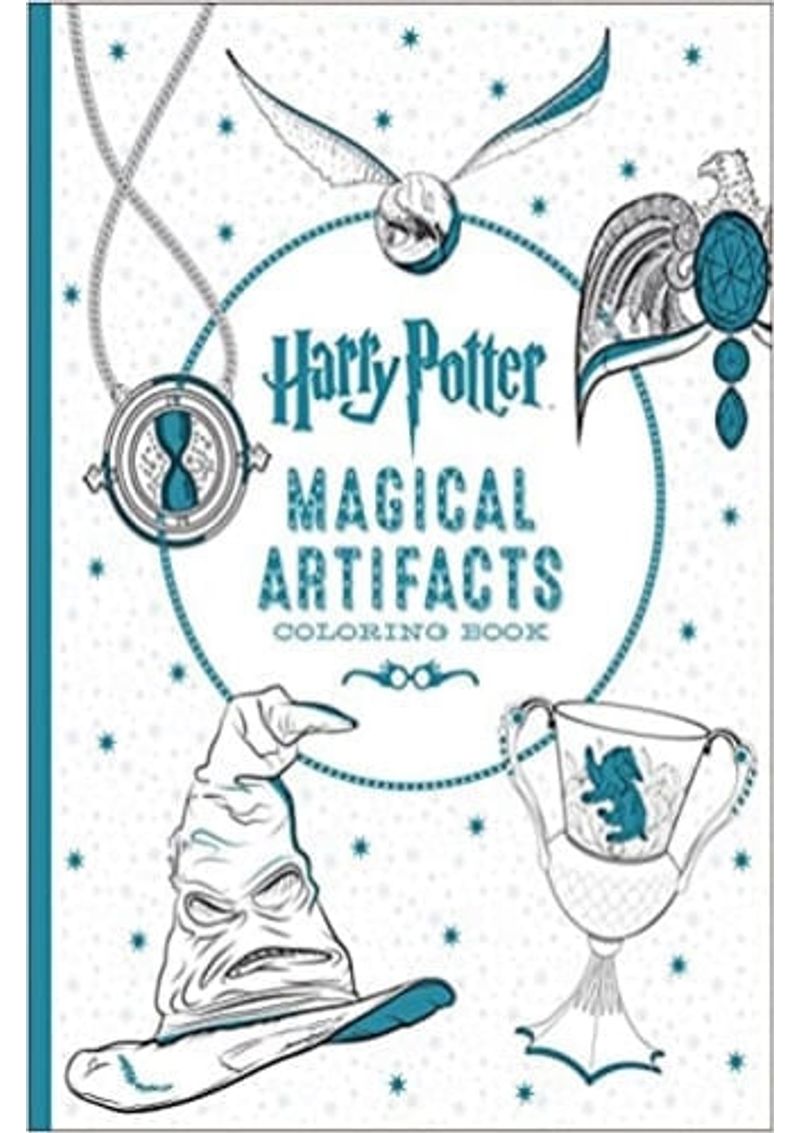 HARRY POTTER MAGICAL ARTIFACTS COLORING BOOK ESTILOS DE VIDA Y OCIO