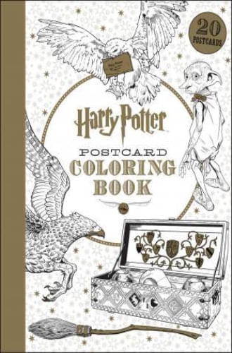 HARRY POTTER POSTCARD COLORING BOOK