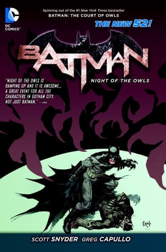 BATMAN: NIGHT OF THE OWLS (THE NEW 52)