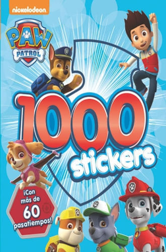 1000 STICKERS PAW PATROL