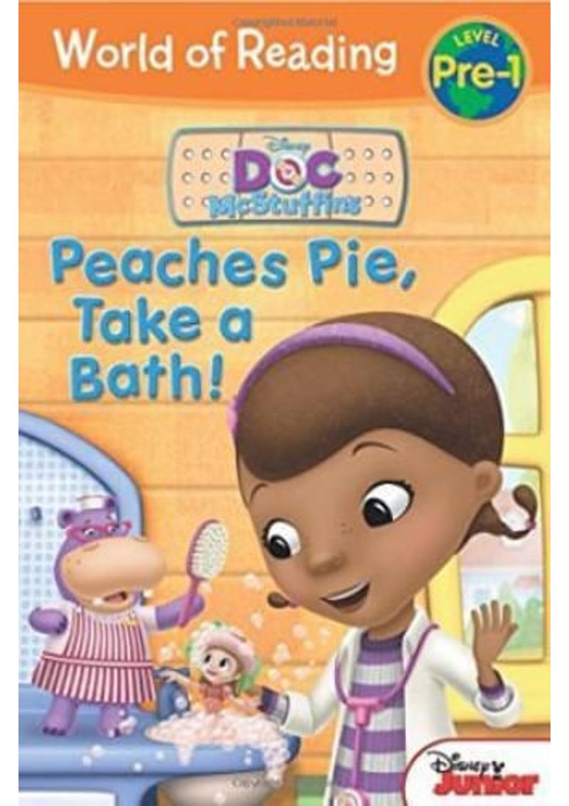 WORLD-OF-READING--DOC-MCSTUFFINS-PEACHES-PIE-TAKE-A-BATH