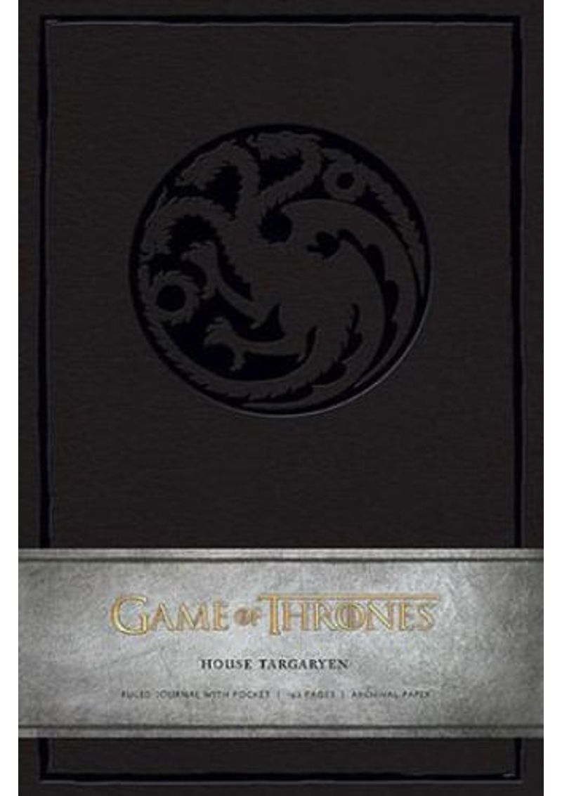 GAME-OF-THRONES--HOUSE-TARGARYEN-HARDCOVER-RULED-JOURNAL
