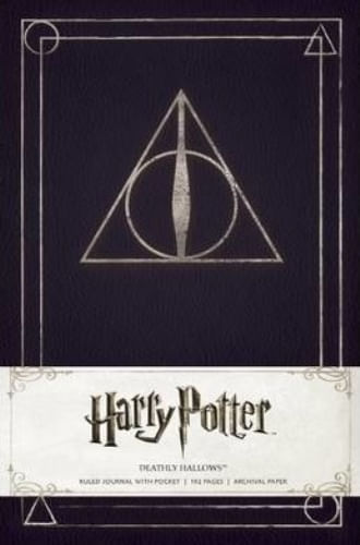HARRY POTTER DEATHLY HOLLOWS HARDCOVER RULED JOURNAL