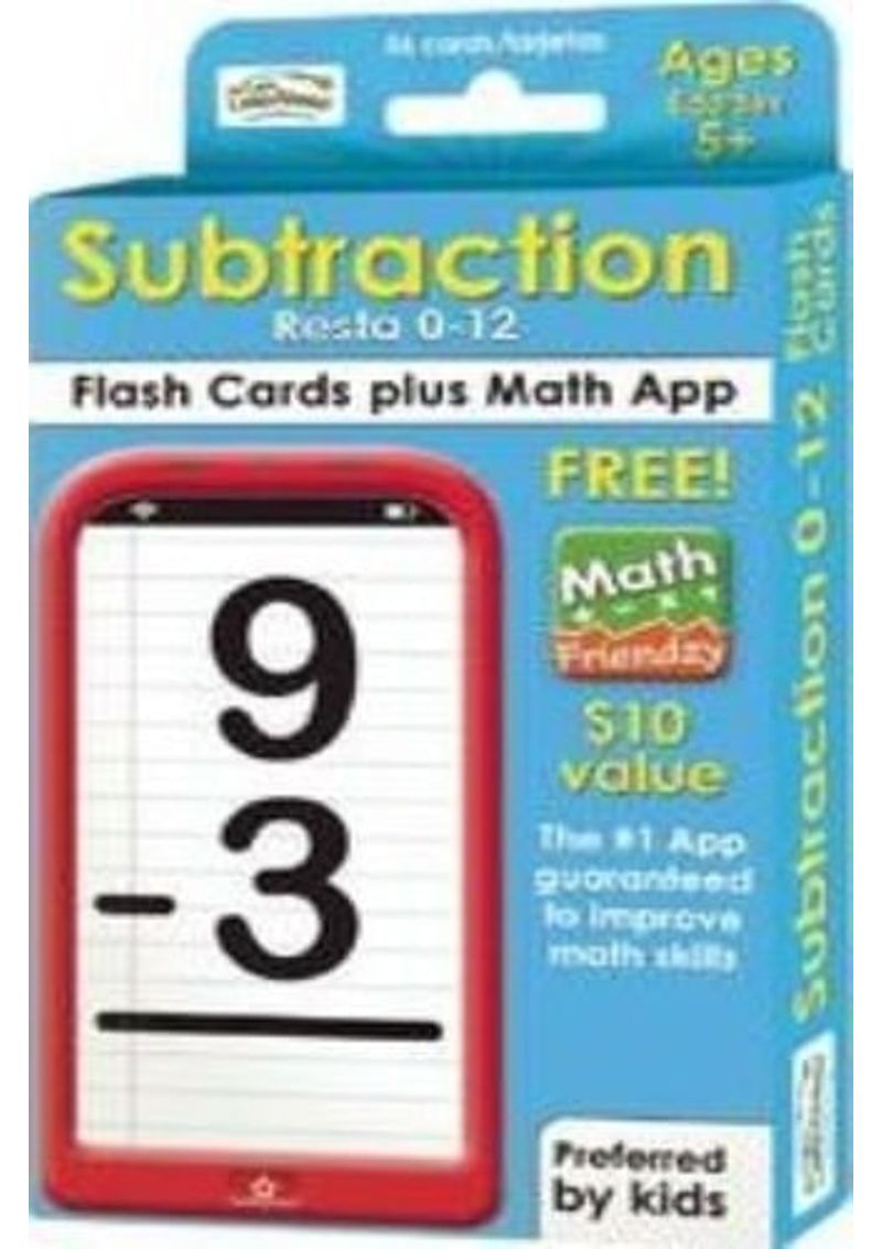 SUBTRACTION-0-12-FLASH-CARDS