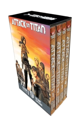 ATTACK ON TITAN SEASON 1 PART 1 MANGA BOX SET