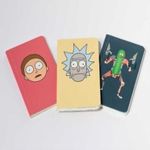 RICK-AND-MORTY--POCKET-NOTEBOOK-COLLECTION--SET-OF-3-