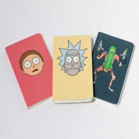 RICK AND MORTY: POCKET NOTEBOOK COLLECTION (SET OF 3)