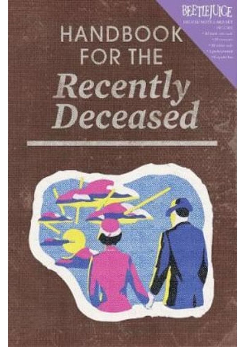 BEETLEJUICE--HANDBOOK-FOR-THE-RECENTLY-DECEASED-DELUXE-NOTE