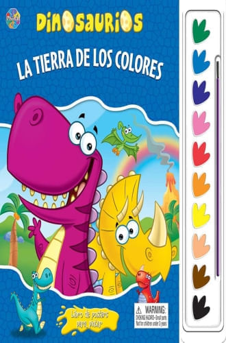 POSTERS PARA PINTAR - DINOSAURIOS - LA TIERRA DE LOS COLORES