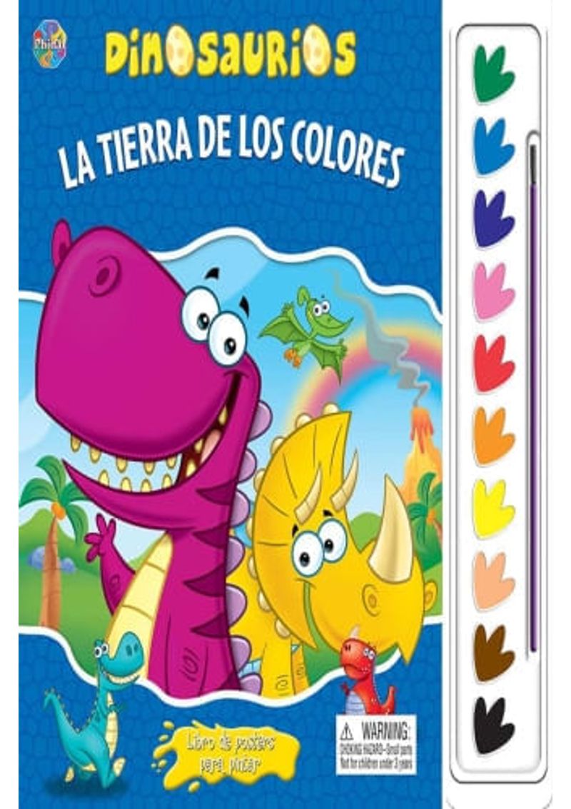 DINOSAURIOS---LA-TIERRA-DE-LOS-COLORES--LIBRO-DE-POSTERS-PARA-PINTAR-