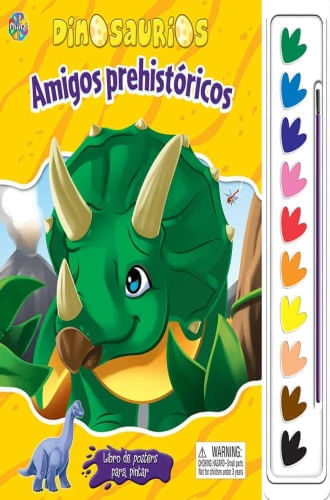 POSTERS PARA PINTAR - DINOSAURIOS - AMIGOS PREHISTORICOS