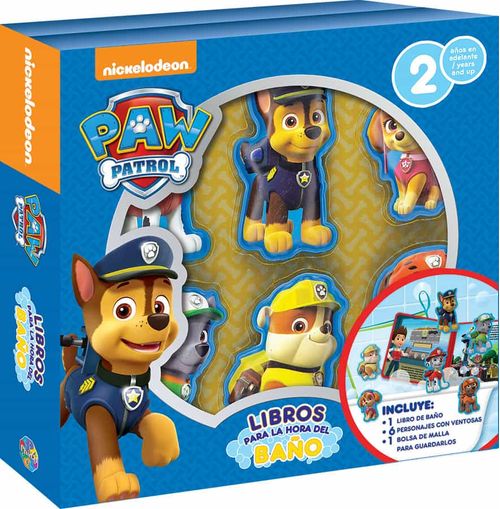 PAW PATROL LIBROS PARA LA HORA DEL BANO