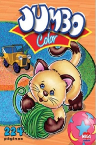 JUMBO COLOR 224 PAGINAS. GATITO