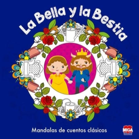 LA BELLA Y LA BESTIA / MANDALAS DE CUENTOS CLÁSICOS