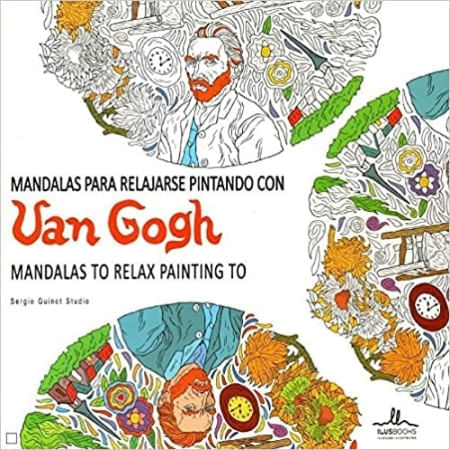 MANDALAS PARA RELAJARSE PINTANDO CON VAN GOGH