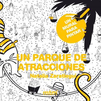 UN MURAL PARA PINTAR UN PARQUE DE ATRACCIONES