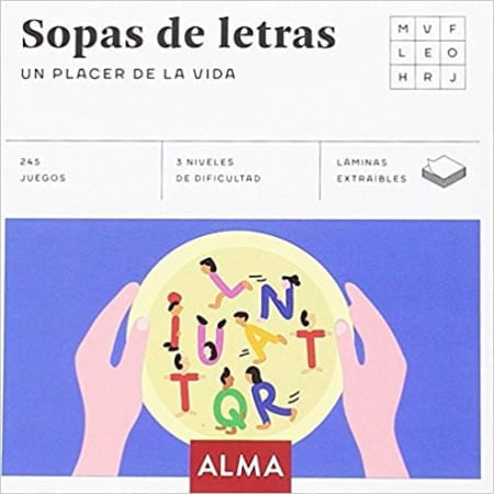 PASATIEMPO - SOPA DE LETRAS UN PLACER DE LA VIDA