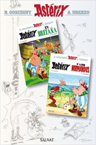 ASTERIX EN BRETAÑA Y ASTERIX Y LOS NORMANDOS. ALBUM DOBLE (*