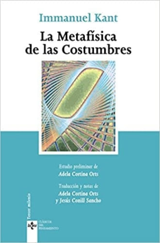 LA METAFISICA DE LAS COSTUMBRES