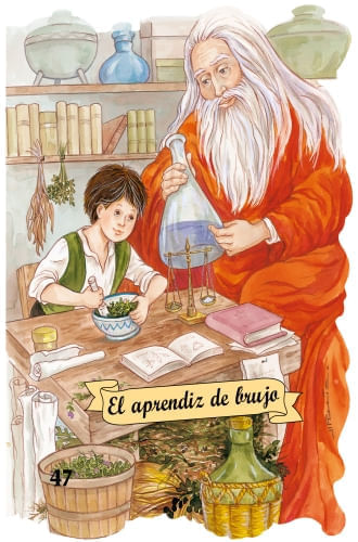 COLECCIÓN  TROQUELADOS CLÁSICOS - APRENDIZ DE BRUJO