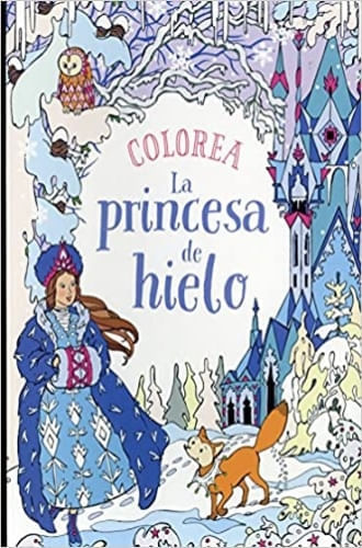 COLOREA LA PRINCESA DE HIELO
