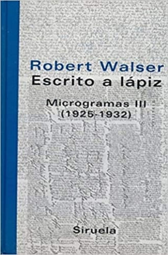ESCRITO A LAPIZ. MICROGRAMAS III