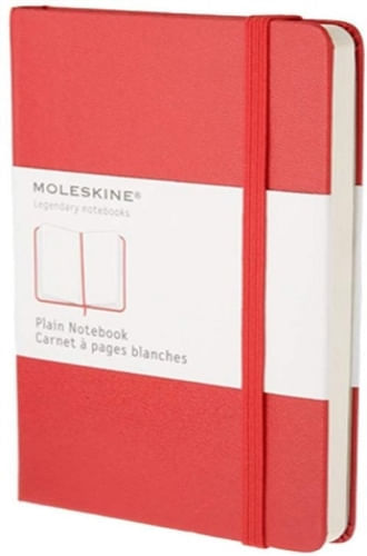 MOLESKINE PLAIN RED NOTEBOOK P
