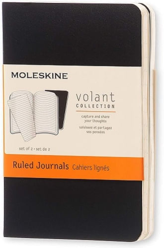 MOLESKINE VOLANT NOTEBOOK (SET OF 2 ), EXTRA SMALL, RULED, B
