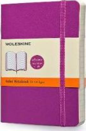 MOLESKINE SOFT COVER ORCHID PURPLE POCKET RULED NOTEBOOK