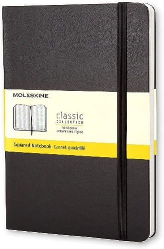 MOLESKINE CLASSIC NTBK LG SQU BLK HC