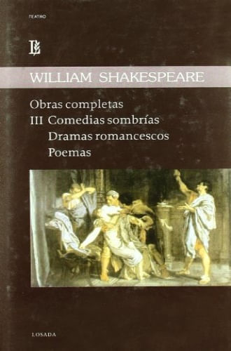 OBRAS COMPLETAS SHAKESPEARE: T. III COMEDIAS SOMBRIAS